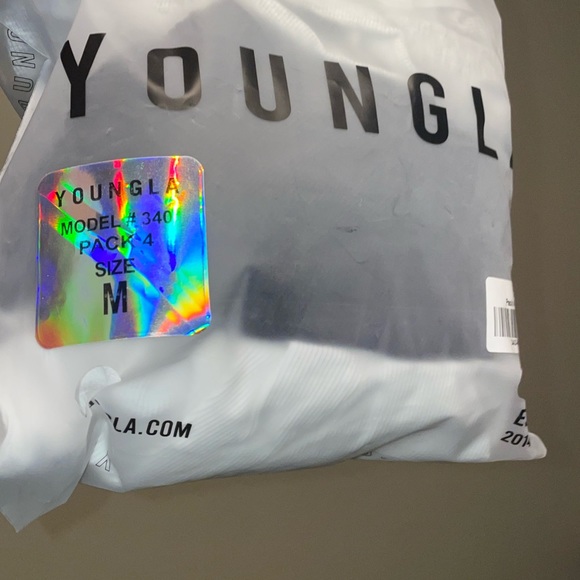 YOUNGLA WIFE LOVERS SIZE MEDIUM - 3 PACK BLACK, WHITE, GREY   NEVER WORN - Picture 6 of 6